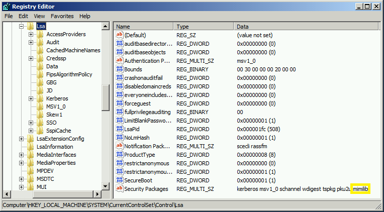 Persistent SSP Installation